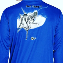 Load image into Gallery viewer, Long Sleeve Get Jiggy! dry fit shirt
